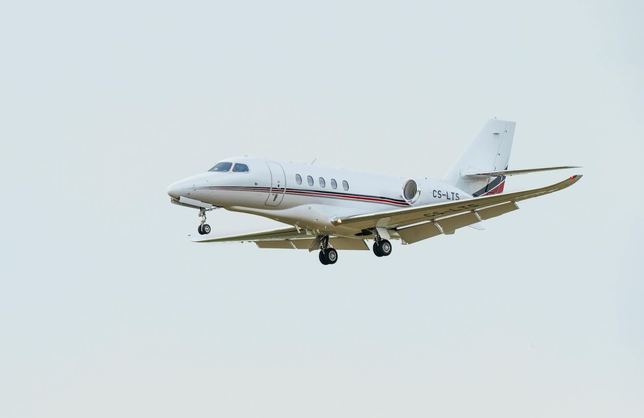 Citation XLS on approach